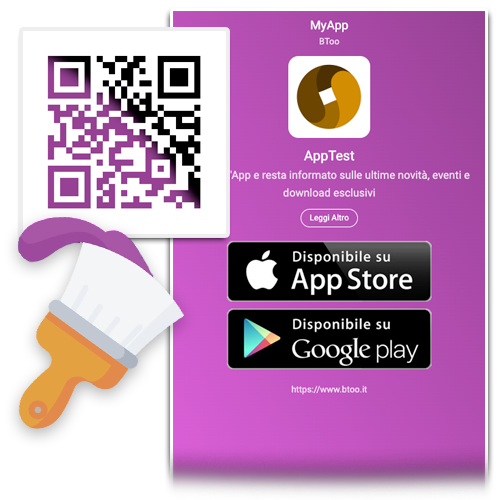 Personalizzazione QR Code App con anteprima