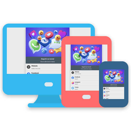 QR Code compatibile tutti dispositivi smartphone tablet